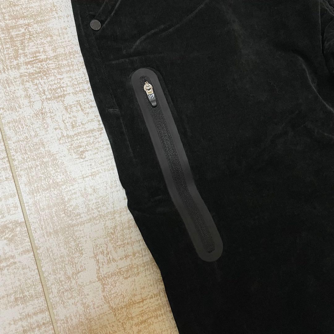 新品 マスターバニー ロングパンツ コーデュロイ ブラック Lサイズ （5）