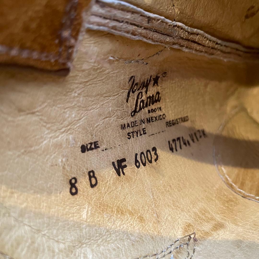 ★人気★トニーラマ Tony Lama ウエスタンブーツ【26】ナロー ブラウン