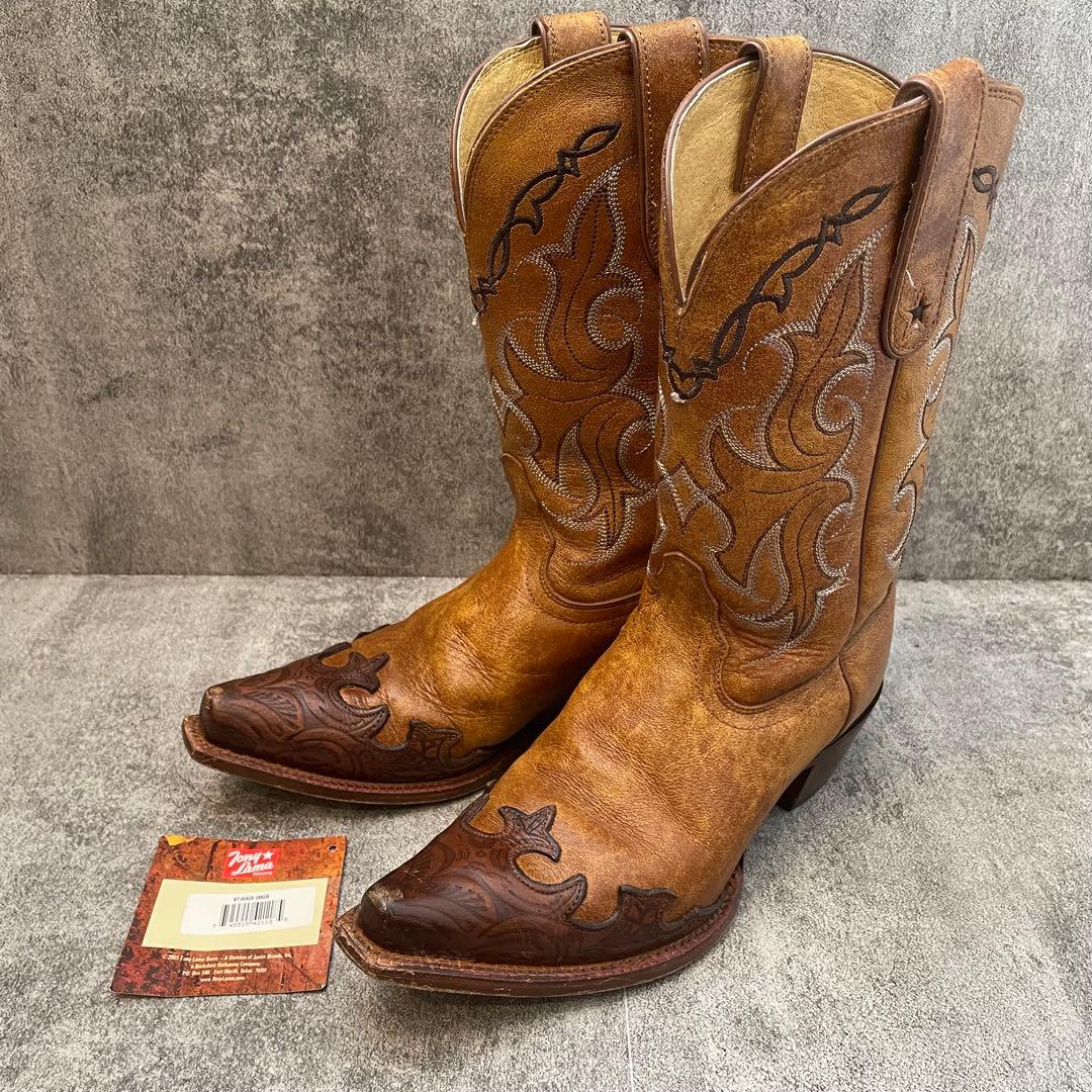 ★人気★トニーラマ Tony Lama ウエスタンブーツ【26】ナロー ブラウン