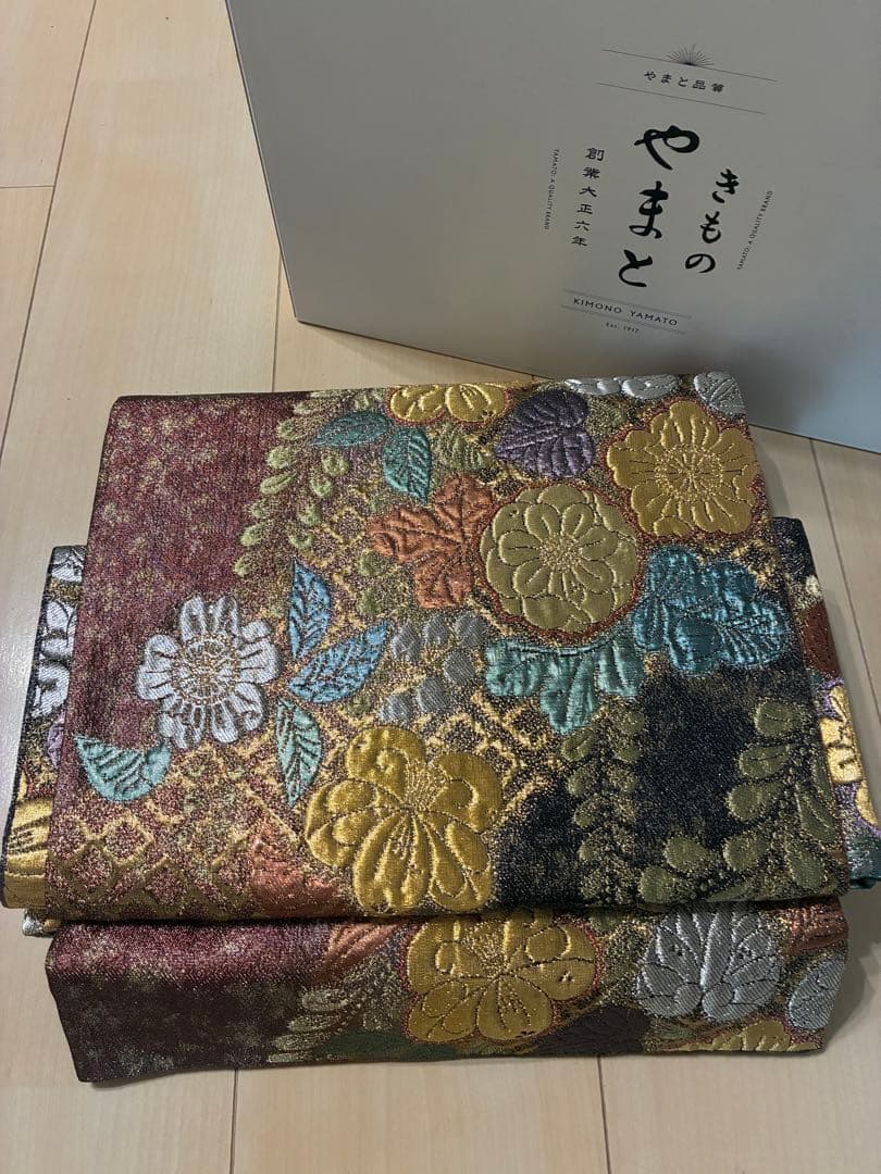 きものやまと　ワンタッチ帯やまと　　作り帯　袋帯　二重太鼓　辻が花