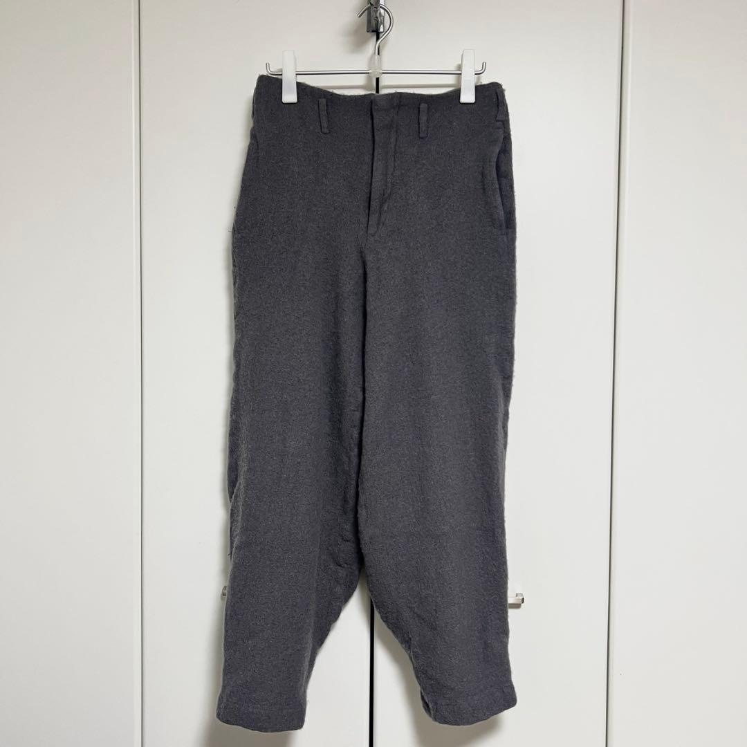 コムデギャルソンオムプリュス 22AW ウール縮絨 パンツ