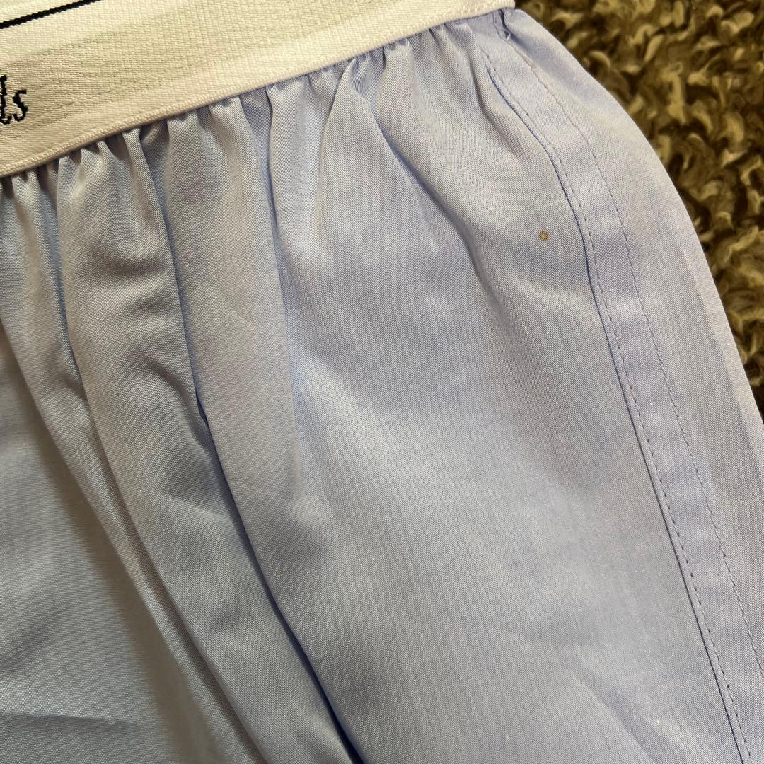 HommeGirls ロゴ ショートパンツ　ライトブルー