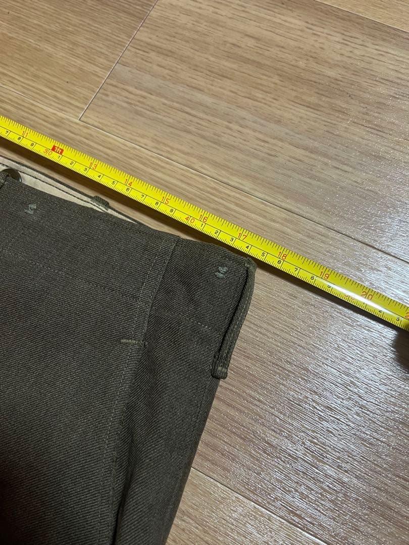 【50s】M1952 ウールドレスパンツ アメリカ軍 極太