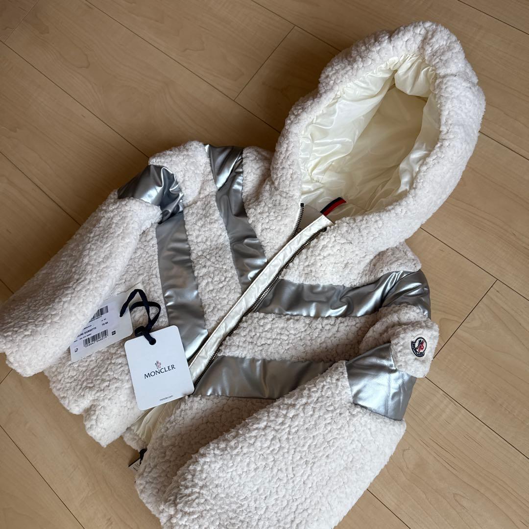 MONCLER キッズ ボア ダウンジャケット