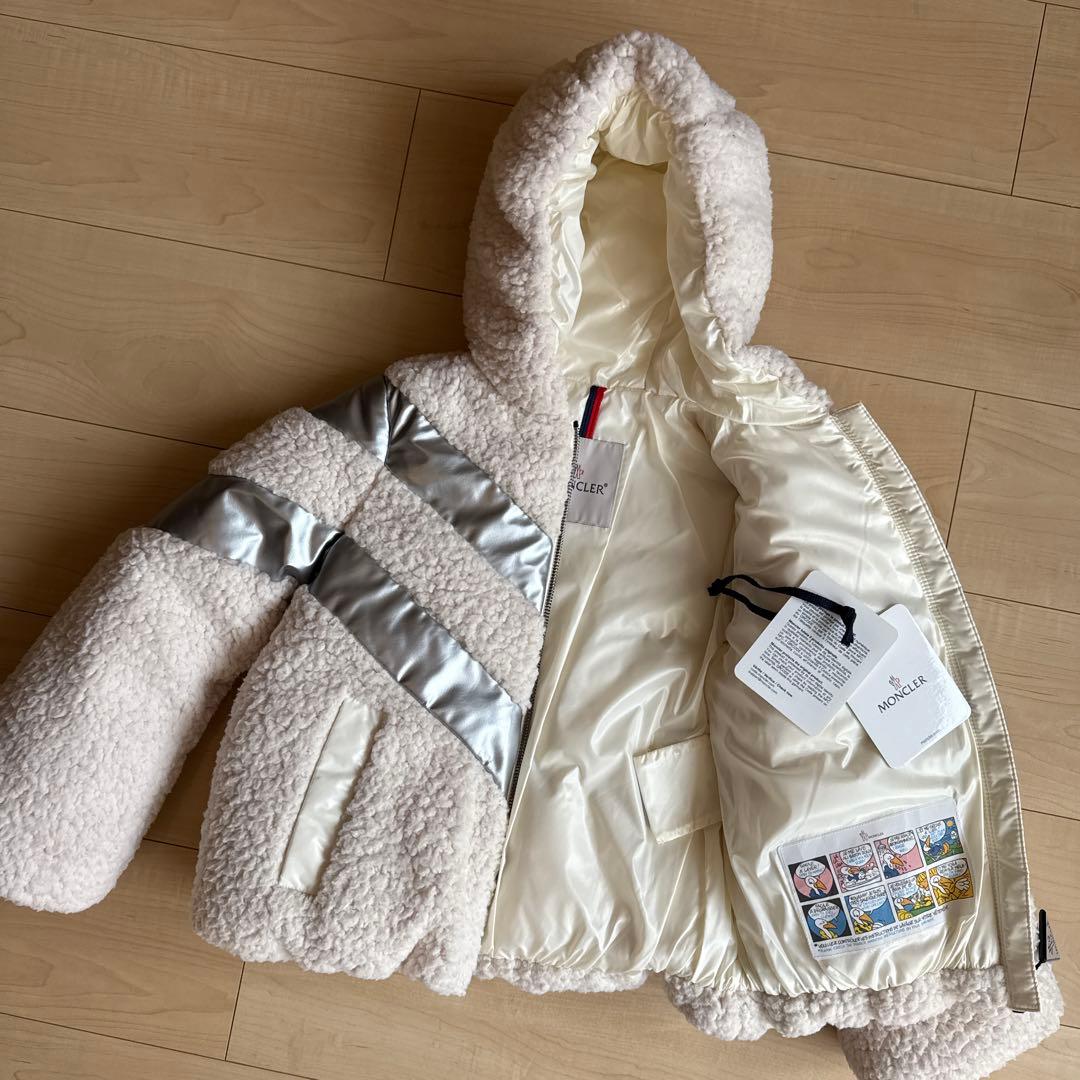 MONCLER キッズ ボア ダウンジャケット