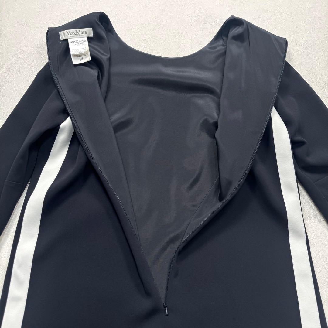 芸能人着用 MaxMara トリアセテート キャディライン ワンピース 高級