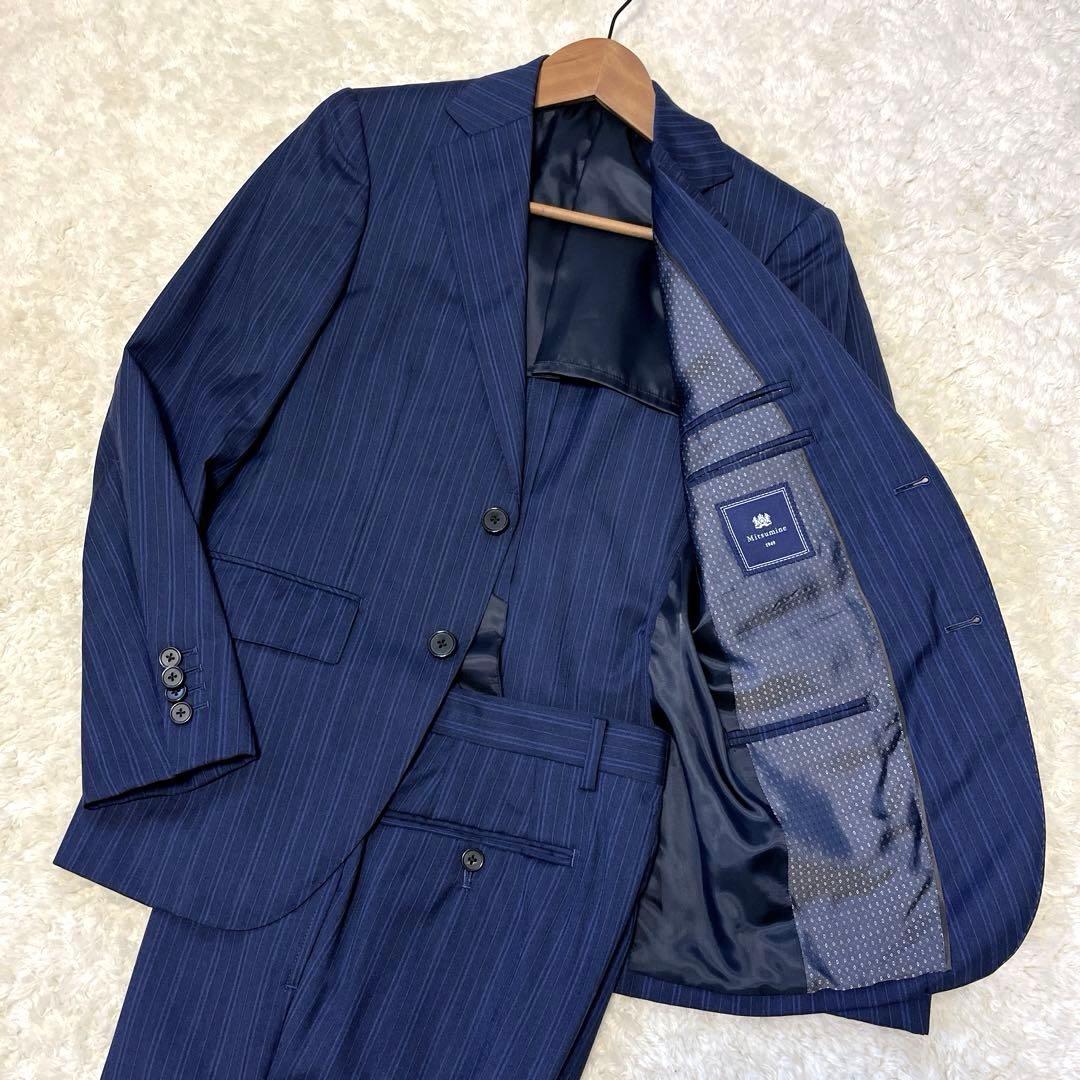 【極美品】ミツミネ スーツ　ロロピアーナ　本切羽　日本製　高級