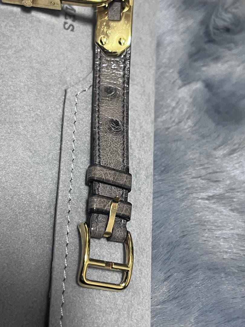 エルメス ケリーウォッチ 純正オーストリッチ ヴィンテージ 稼働品