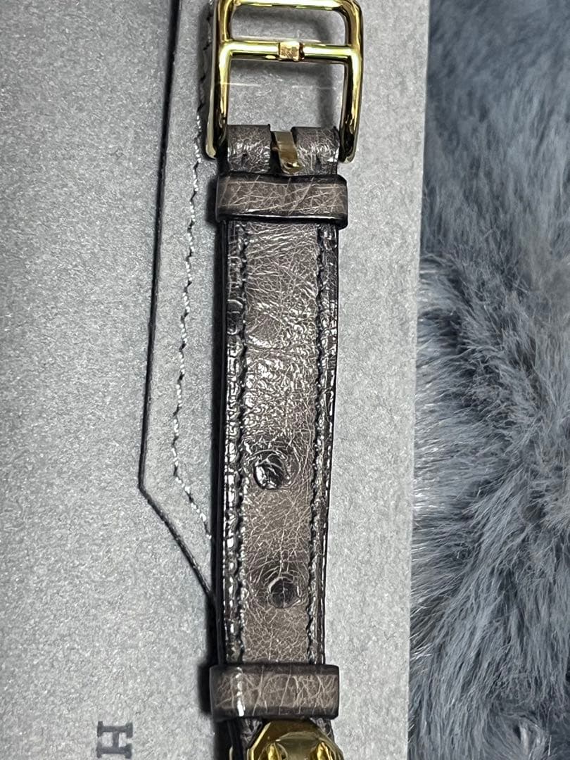 エルメス ケリーウォッチ 純正オーストリッチ ヴィンテージ 稼働品
