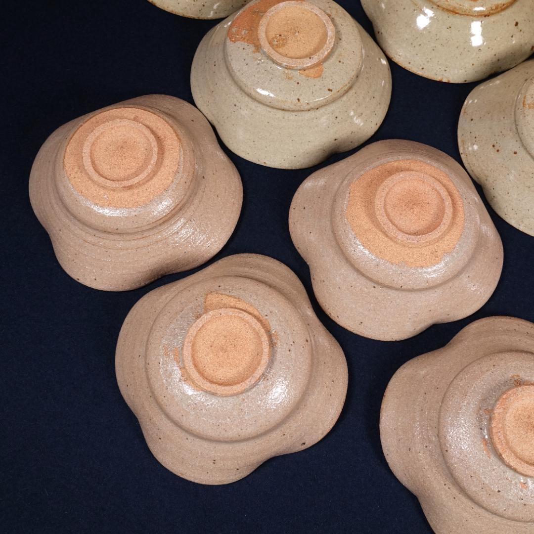 13代 中里太郎右衛門窯 絵唐津 平向付 10客 共箱