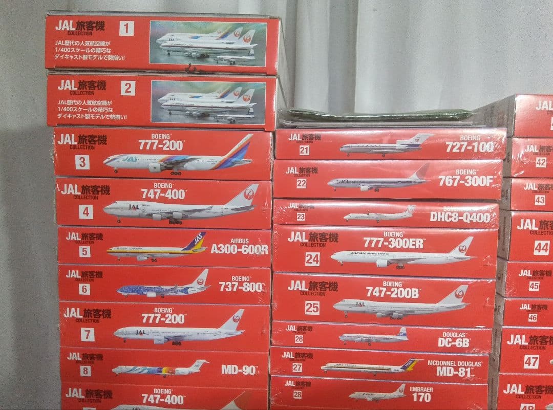 JAL 旅客機コレクション デアゴスティーニ 飛行機　80機セット