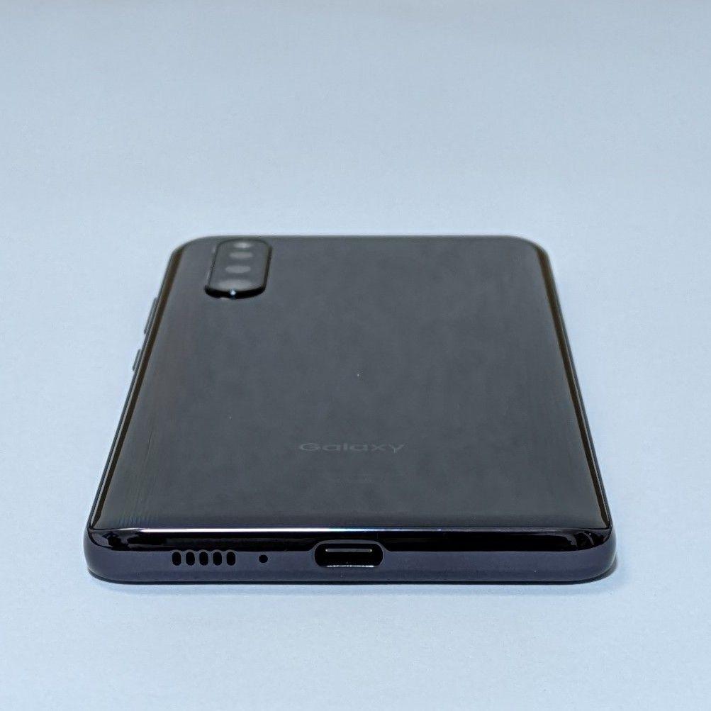 【外観美品】Galaxy A41 SCV48 ブラック au SIMロック解除品