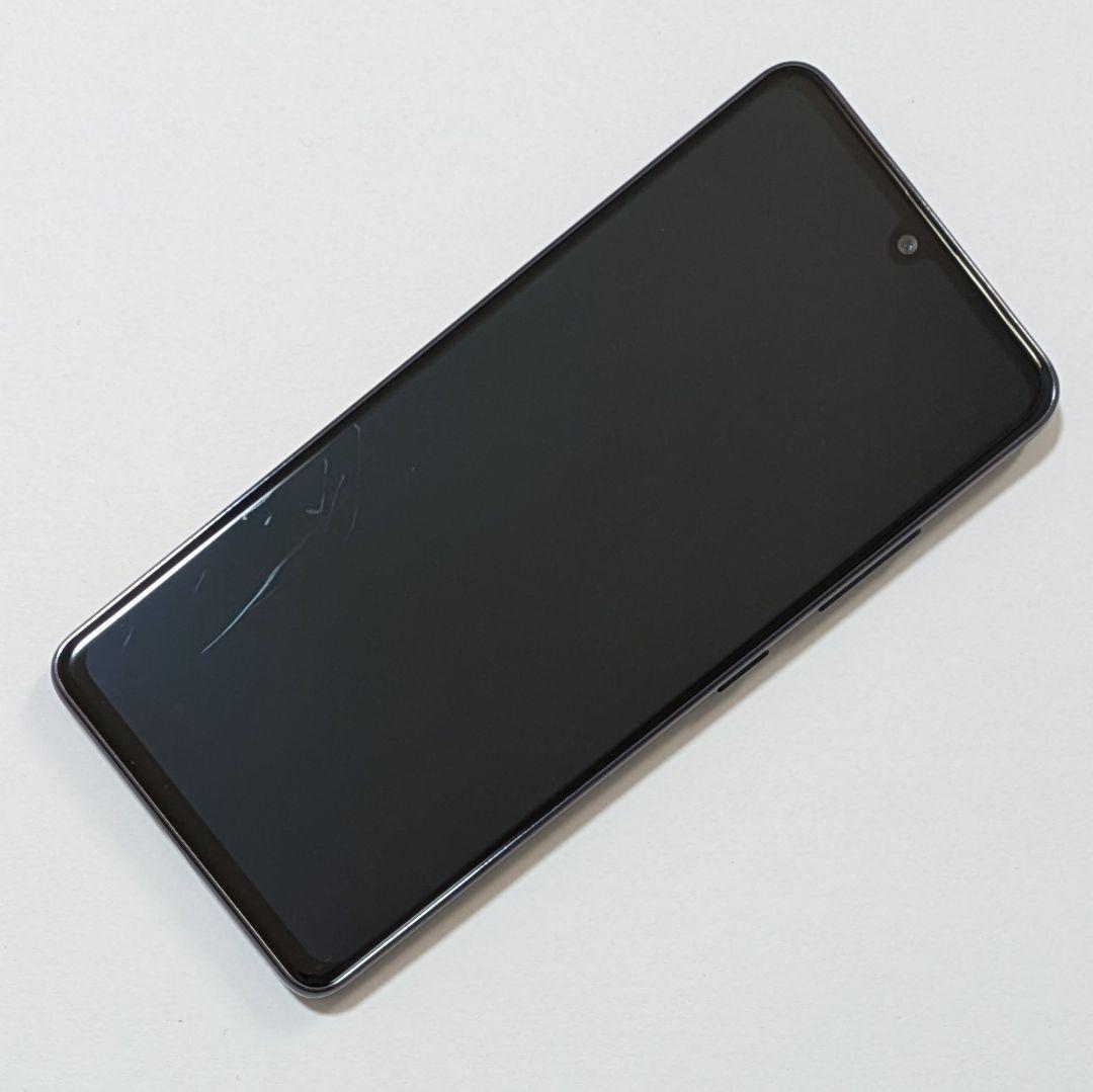 【外観美品】Galaxy A41 SCV48 ブラック au SIMロック解除品