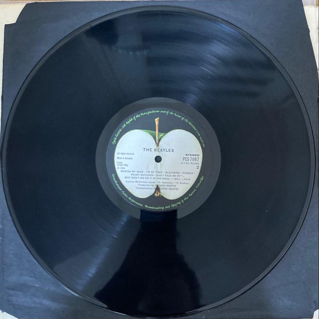 稀少デンマークオリジナル1stホワイトアルバムビートルズBeatlesレコード