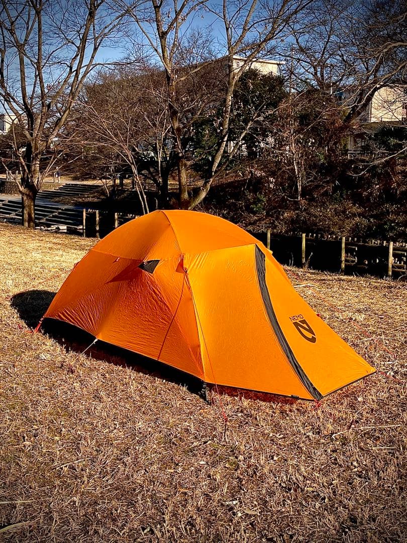 NEMO KUNAI 2P 山岳用4シーズンテント フットプリント付 ペグ未使用
