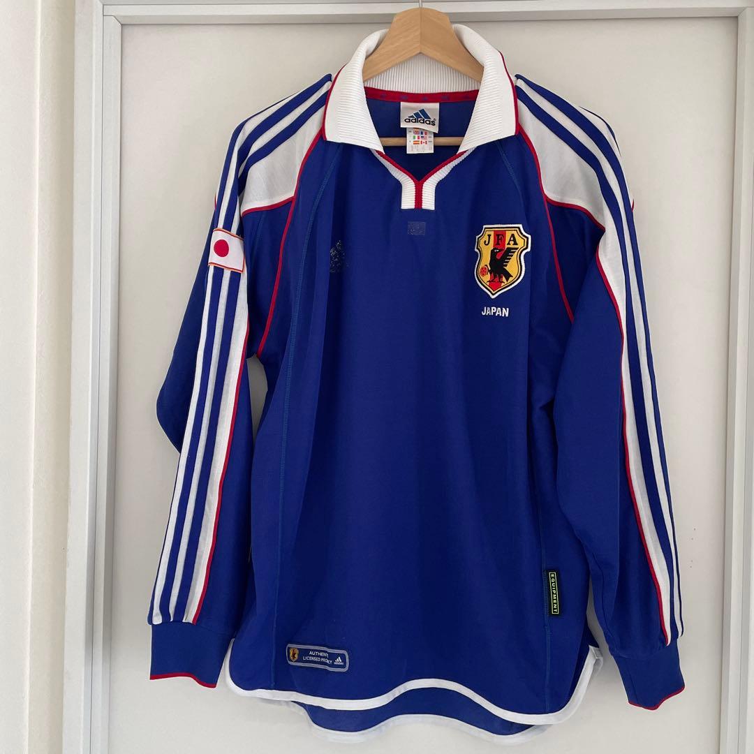 a*n様 サッカー日本代表ユニフォーム　2001 アディダス製　長袖　コンフェデ