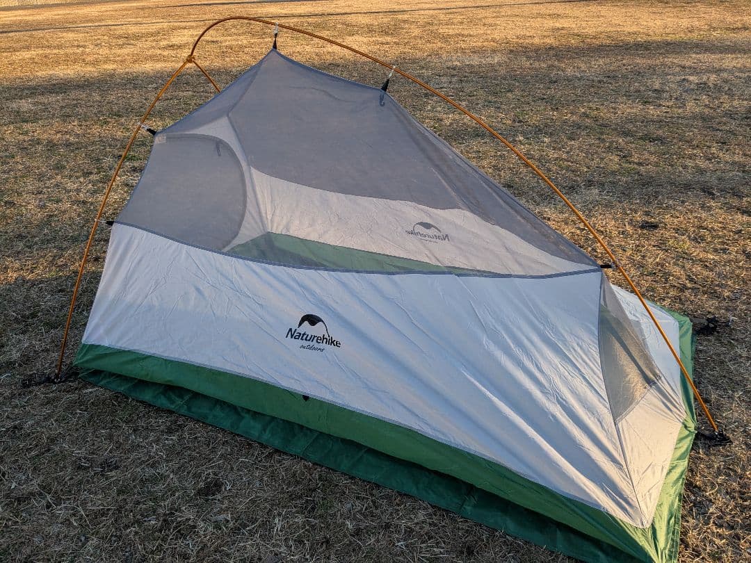 Naturehike Cloud UP 2 キャンプテント フットプリント付き