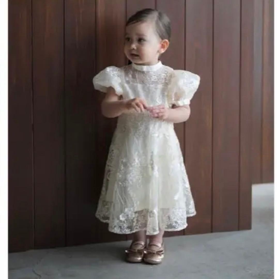 110㌢ 新品未使用 acka. lace flare dress