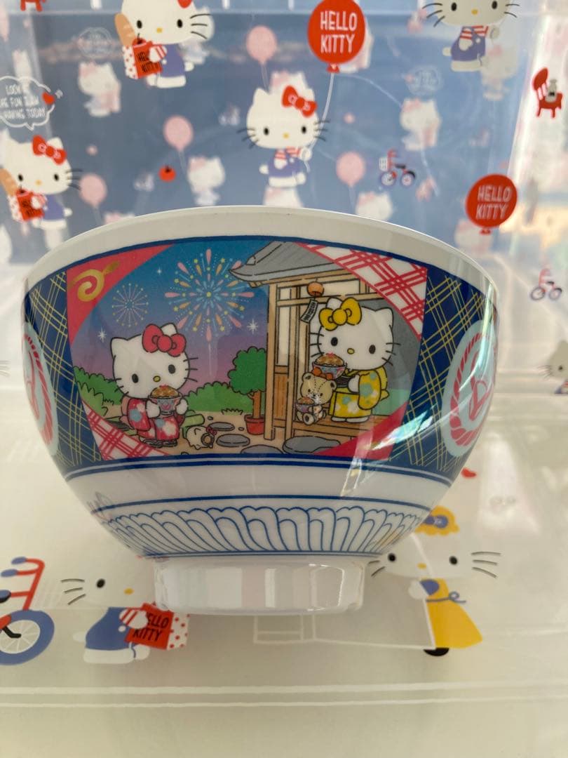 はろうきてぃ おうちで吉野家2025 オリジナルメラミンどんぶり 2点