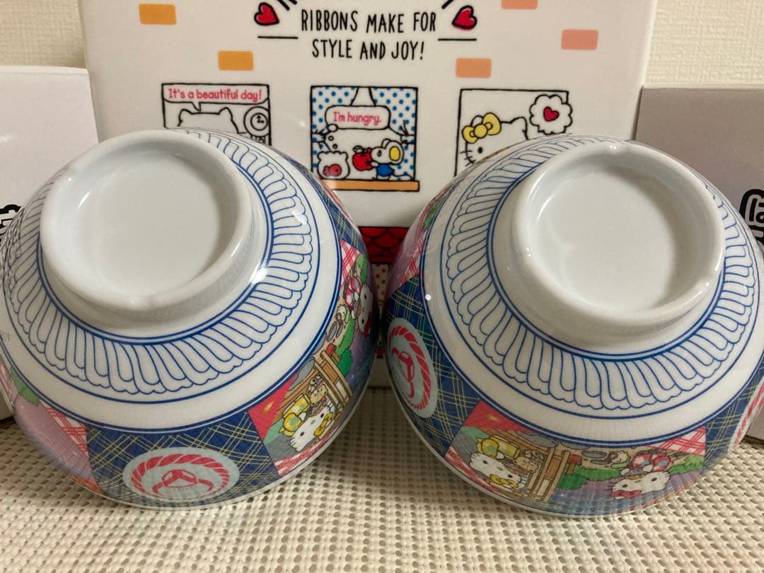 はろうきてぃ おうちで吉野家2025 オリジナルメラミンどんぶり 2点