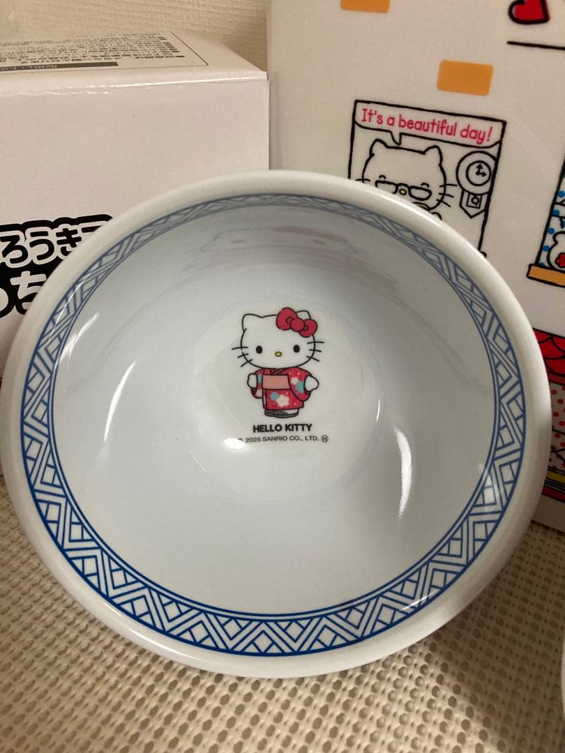 はろうきてぃ おうちで吉野家2025 オリジナルメラミンどんぶり 2点