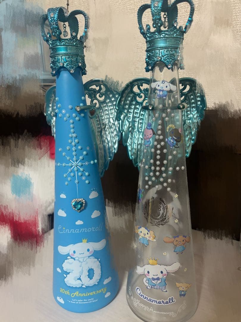 フィリコ サンリオ シナモン 20周年 羽付き 空瓶2個セット