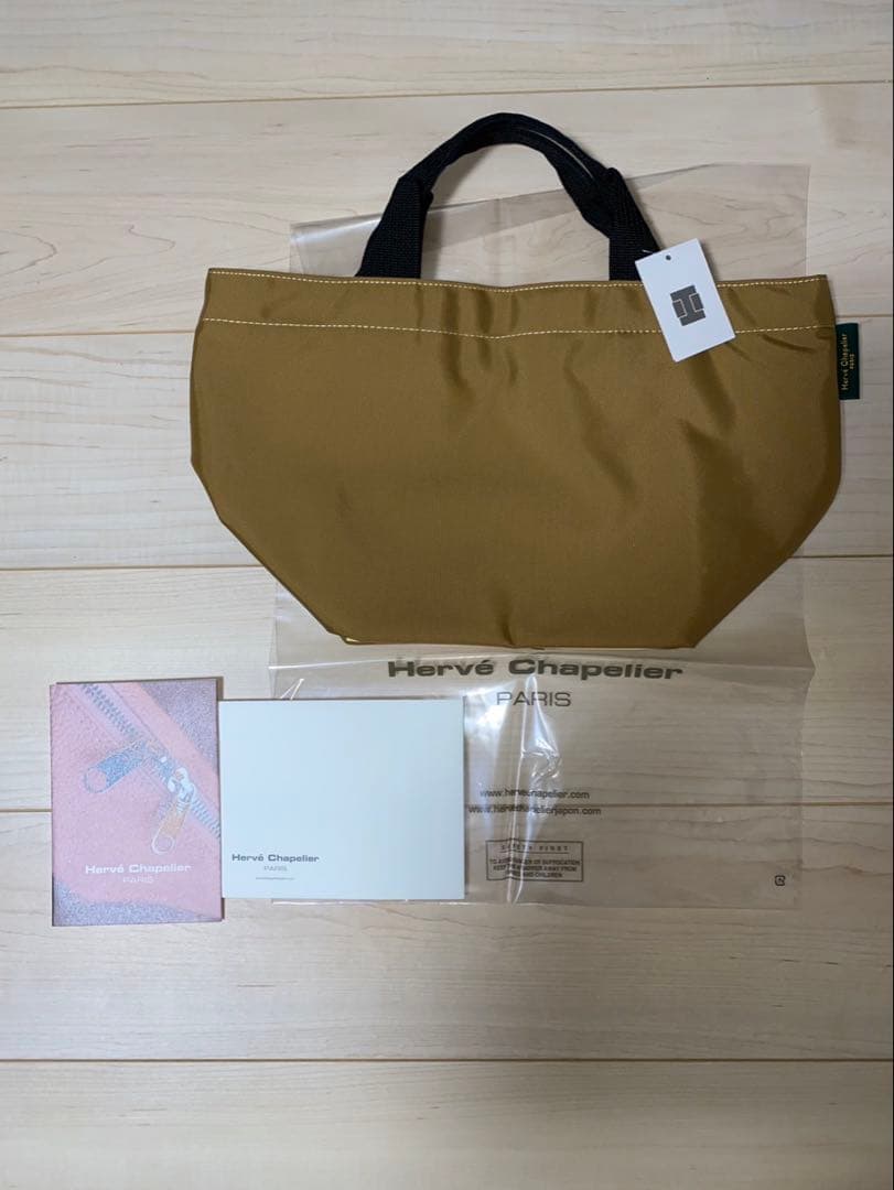 ＿mmm＿Hervé Chapelier トートバッグ ブラウン