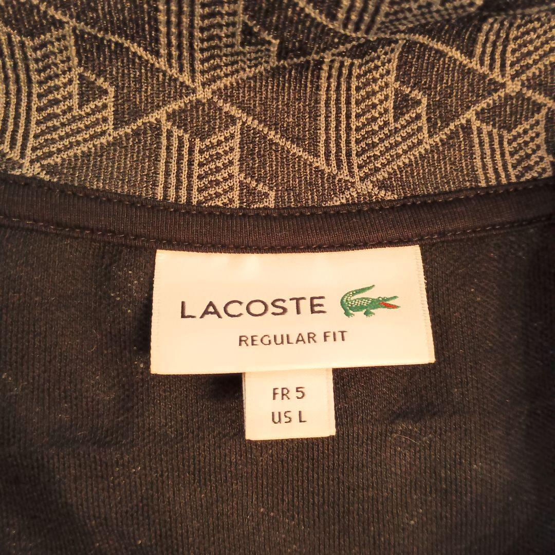 【即完売品】LACOSTE トラックジャケット　モノグラム　　ラコステ　US Ｌ