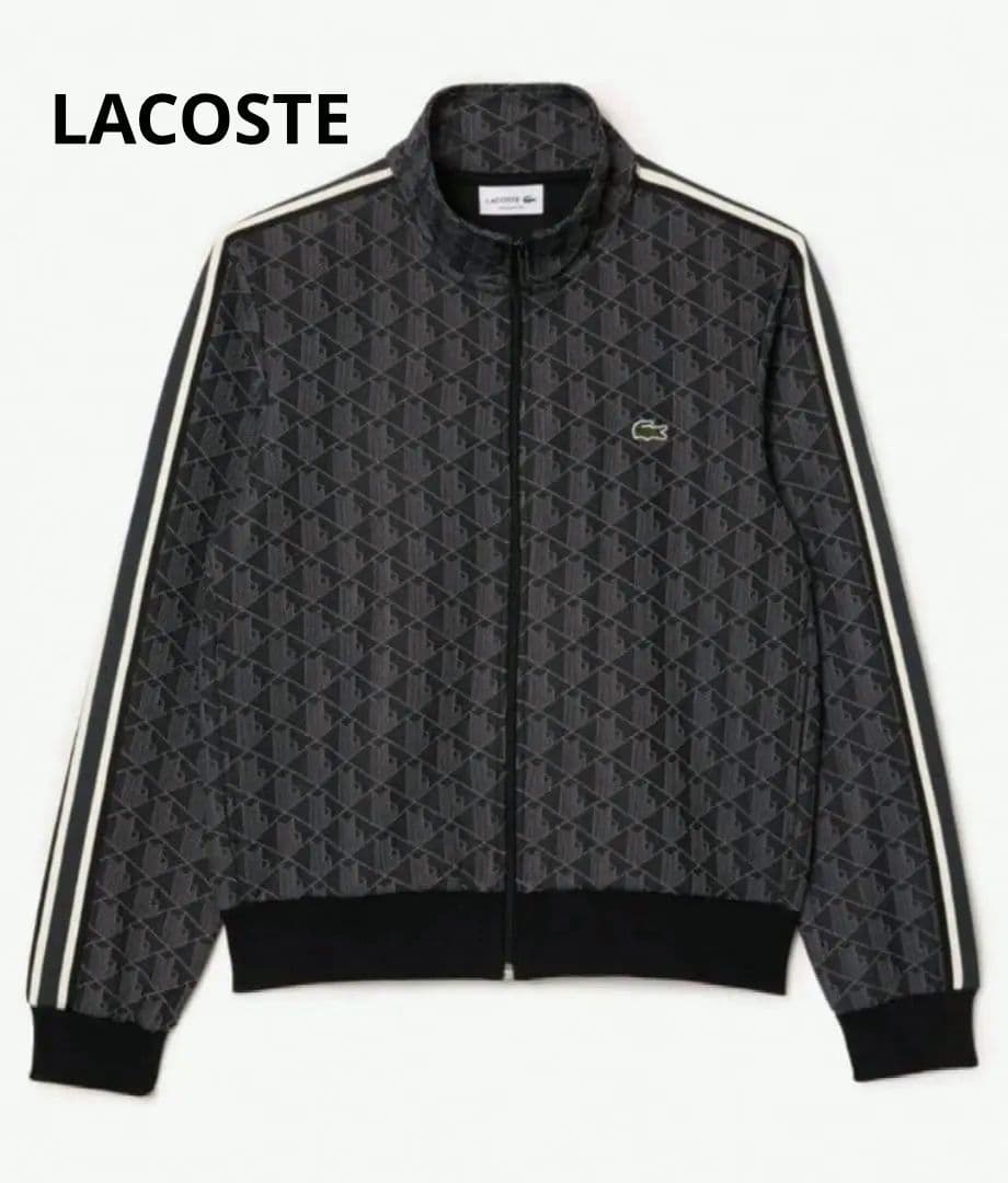 【即完売品】LACOSTE トラックジャケット　モノグラム　　ラコステ　US Ｌ