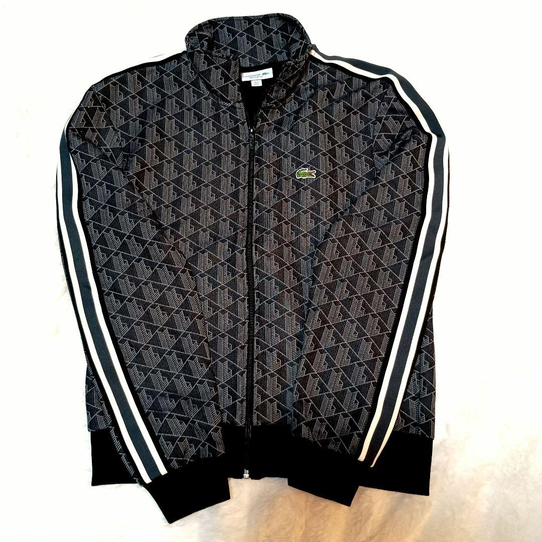 【即完売品】LACOSTE トラックジャケット　モノグラム　　ラコステ　US Ｌ