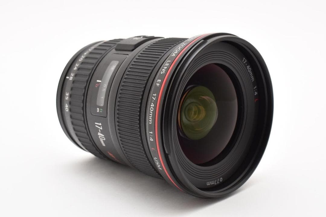 美品　フィルター付　Canon EF17-40mm F4L USM