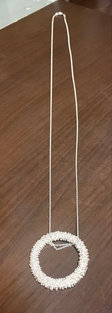 KAORU シルバー ネックレス　スパークル