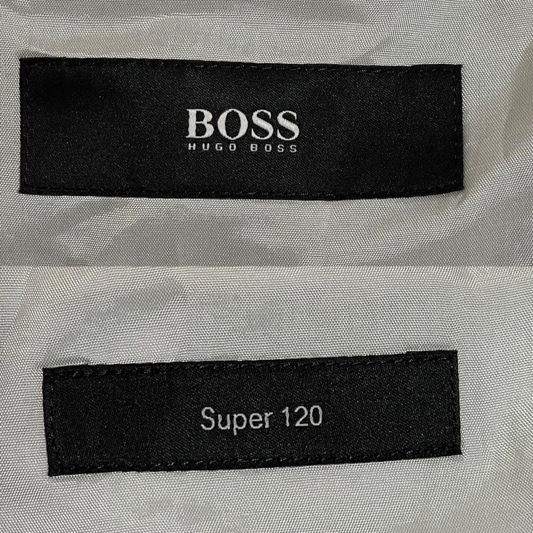 【美品】HUGO BOSS ヒューゴボス　セットアップ　スーツ　黒　シルク　M位