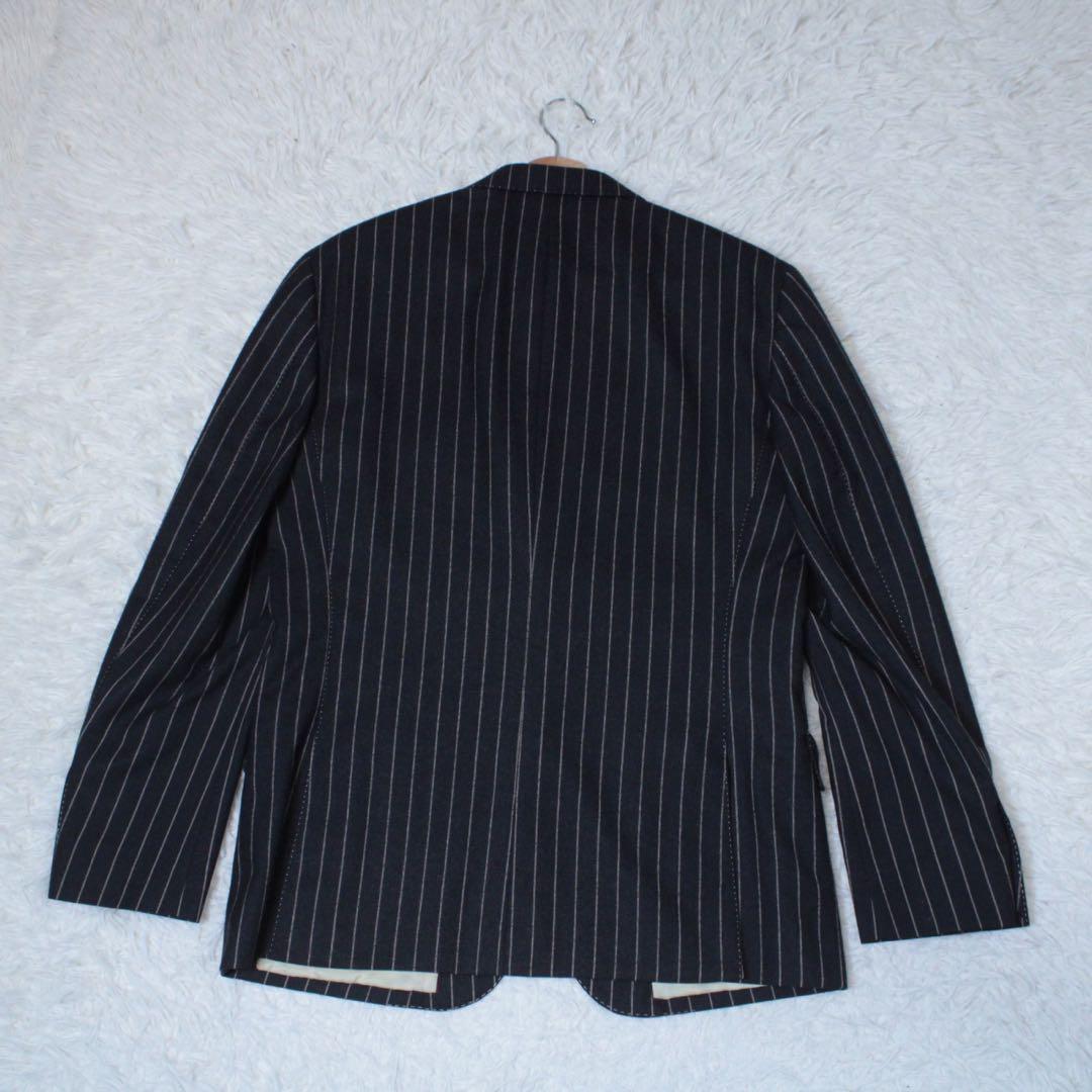 美品 ポールスミス テイラー&ロッジ 2B セットアップスーツ ストライプ L