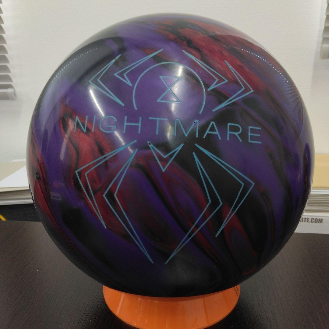 HAMMER NIGHTMARE ボウリングボール14p3ozです。