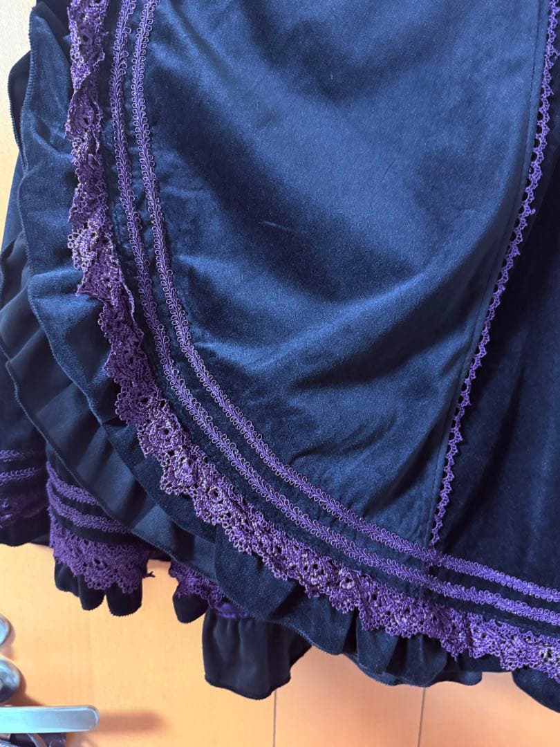 OZZ ONESTE オッズオネスト　ケープ コート　黒　紫　ゴスロリ