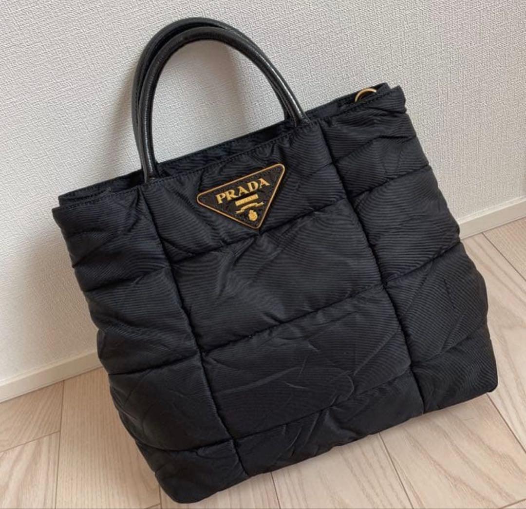 PRADA プラダ バッグ 2WAY キルティング ナイロン ショルダーバッグ
