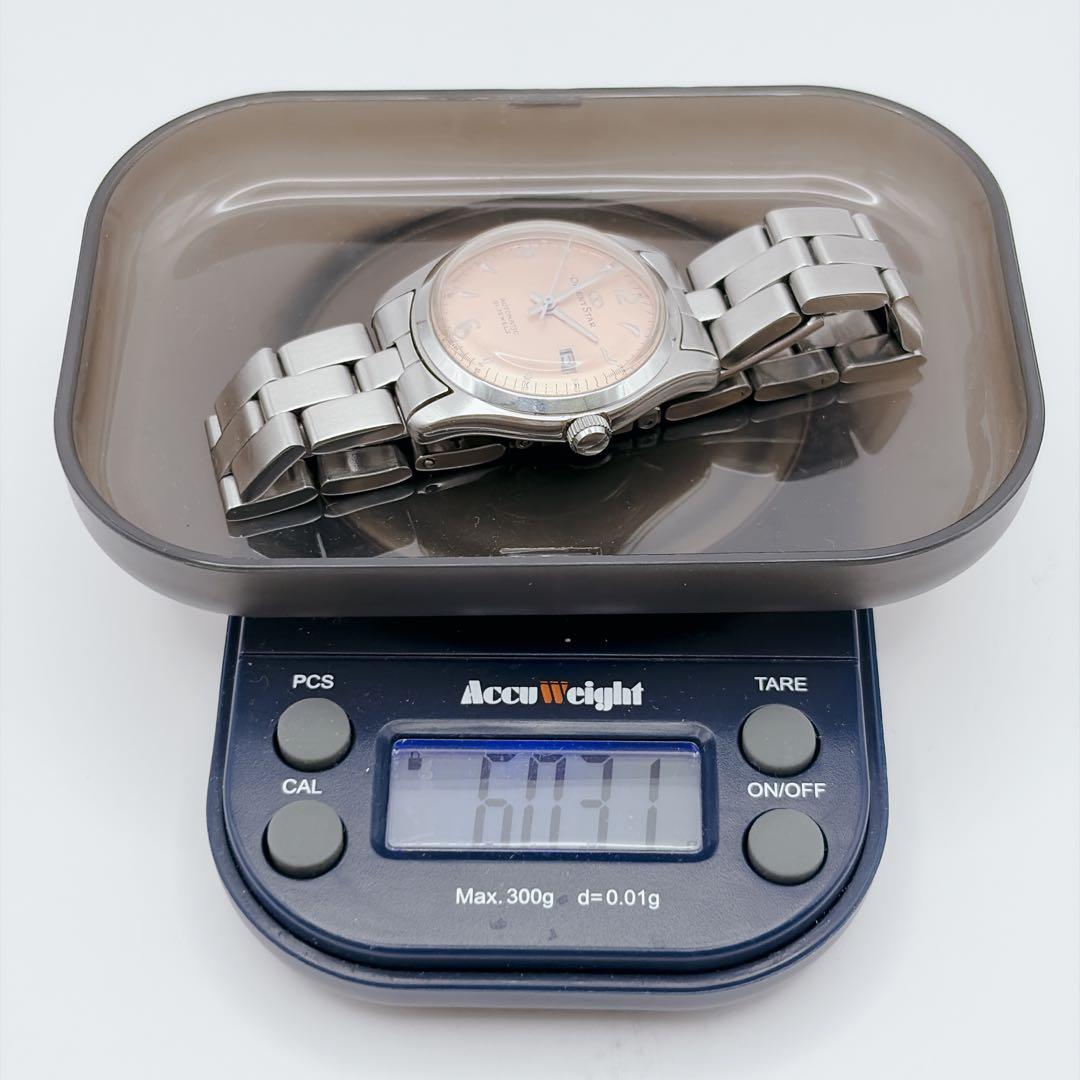 オリエントスター 自動巻き オートマチック 裏スケ デイト 21JEWELS