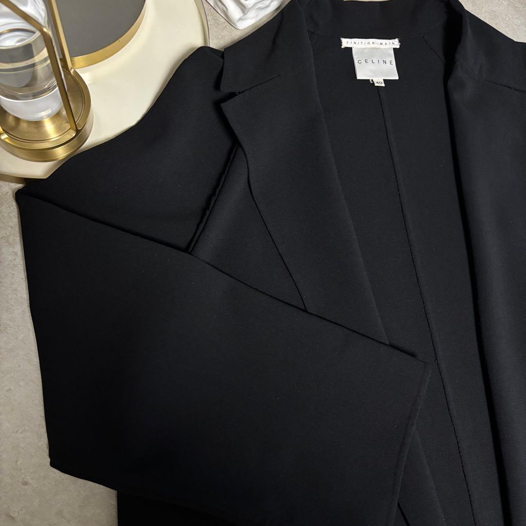 CELINE セリーヌ クロンビーコート 黒 モード フィービー期前 サイズ40