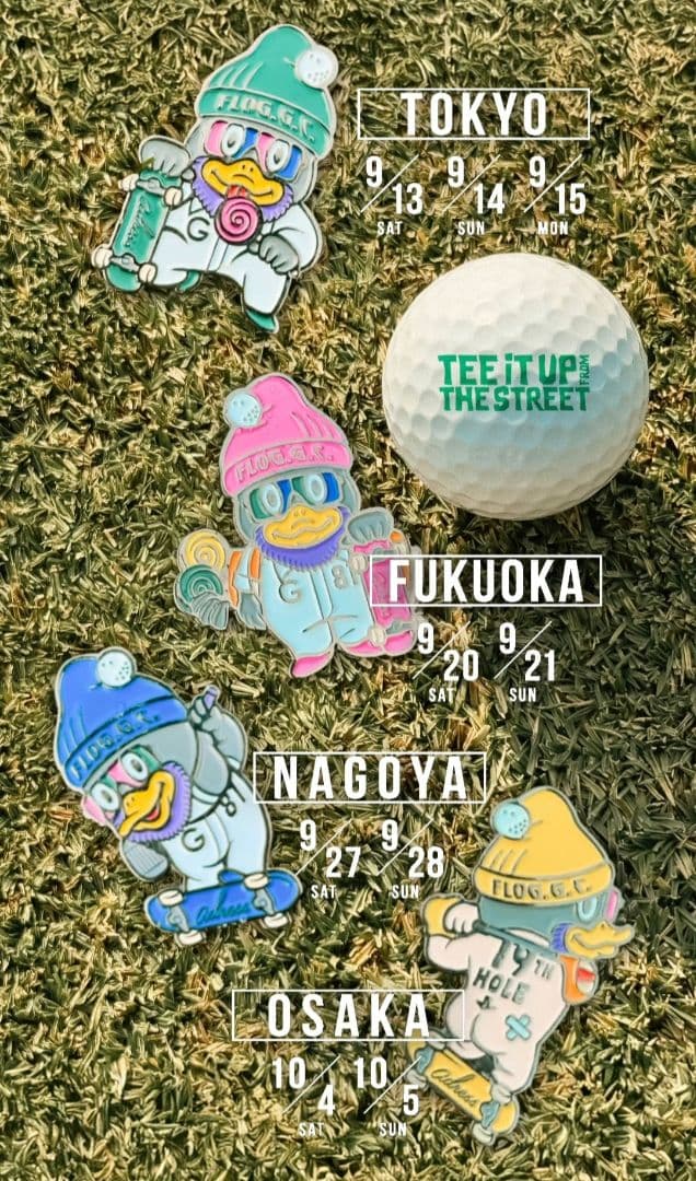 Golfickers コラボマーカー