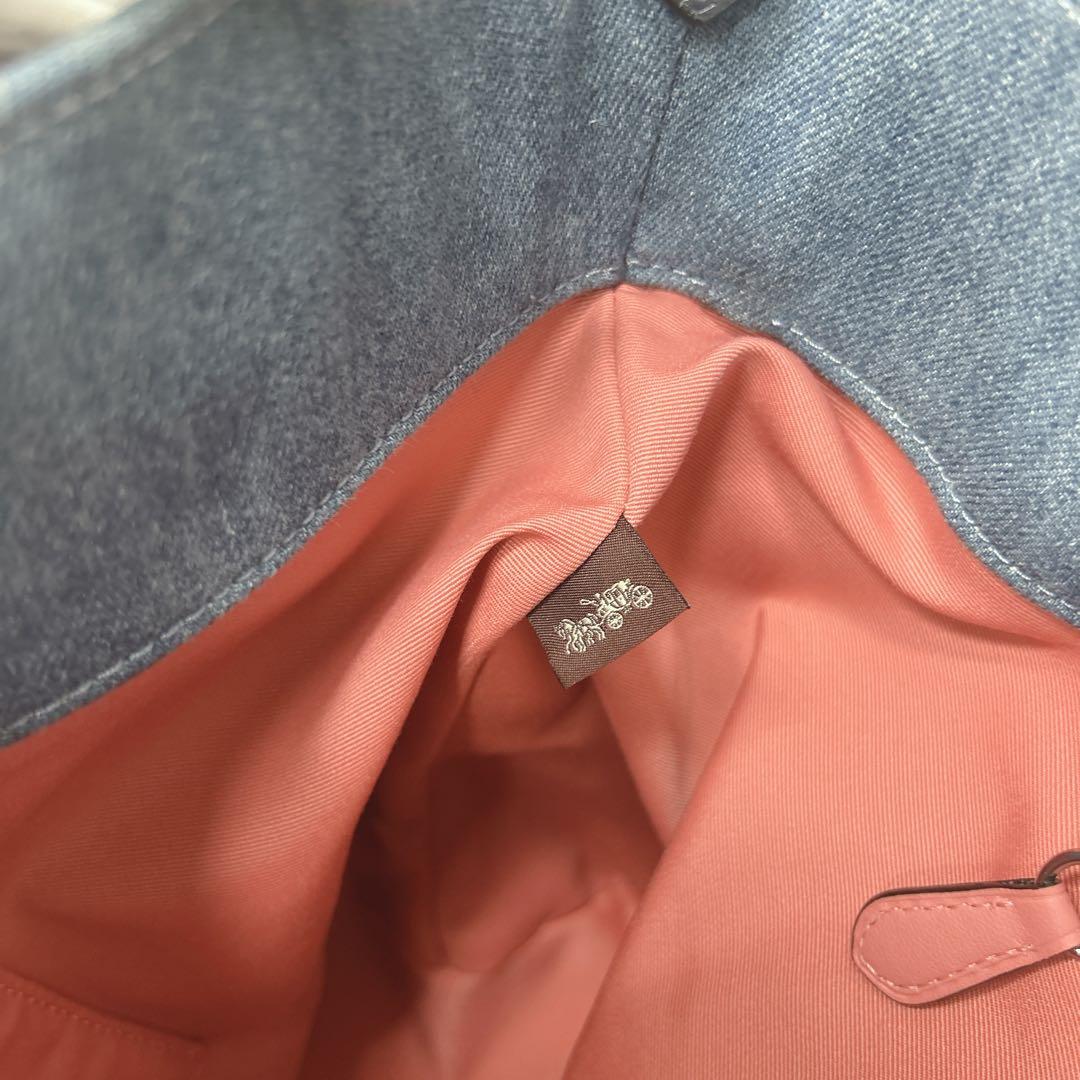 COACH コーチ デニム トートバッグ 91131