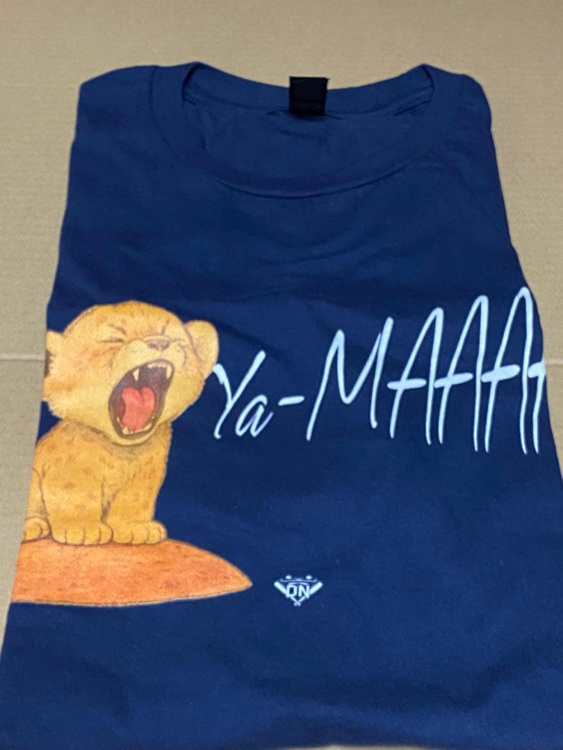 貴重!! 山本由伸 小ライオン Tシャツ XLサイズ NAVY