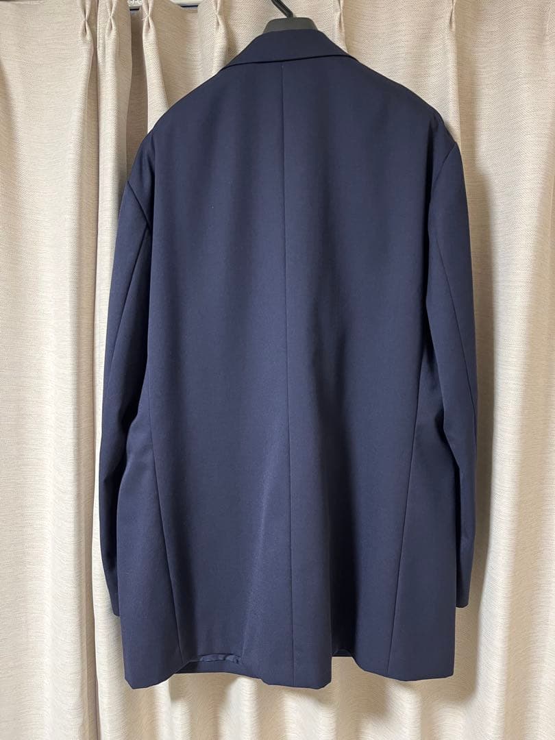 benine9 ビナイン　ウールツイル段返り3B BLAZER navy