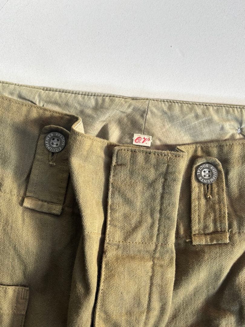 OUTIL ウティ PANTALON HAZEBROUCK 軍パン