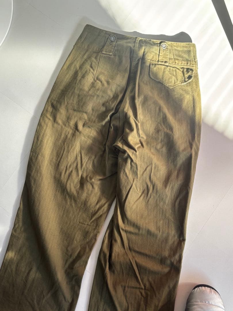 OUTIL ウティ PANTALON HAZEBROUCK 軍パン