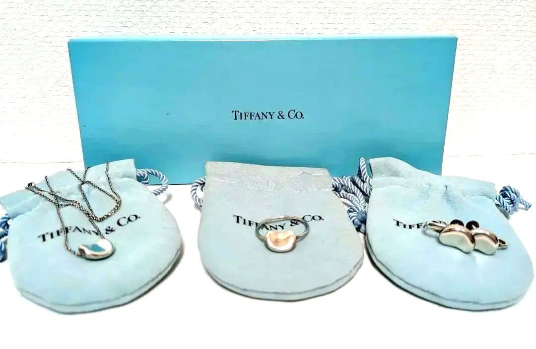 ティファニー ビーンズ ネックレス・リング・イヤリング3点セット ペレッティ