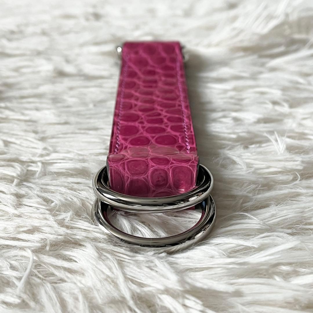 HERMES エルメス　ロマンス　スカーフベルト　クロコダイル　ポロサス