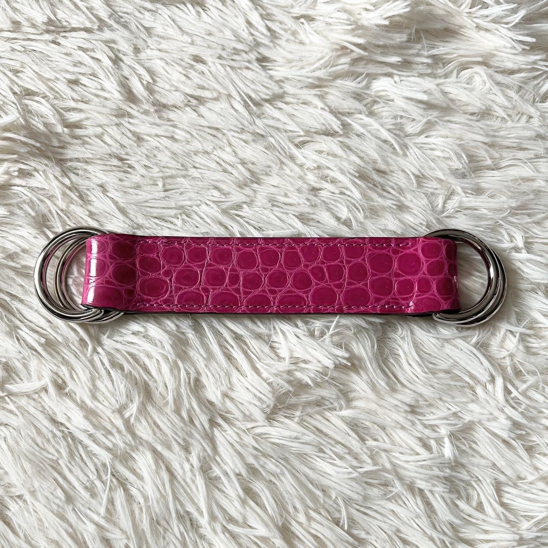 HERMES エルメス　ロマンス　スカーフベルト　クロコダイル　ポロサス