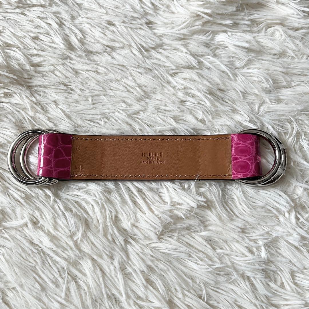 HERMES エルメス　ロマンス　スカーフベルト　クロコダイル　ポロサス