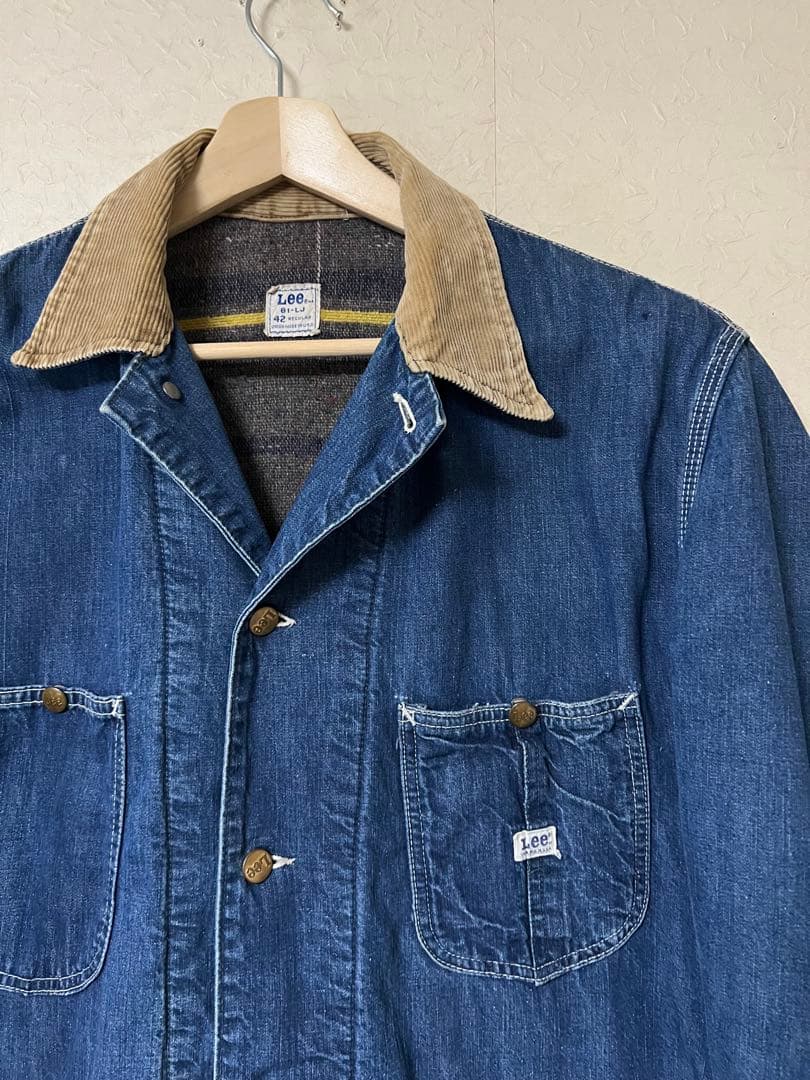 ジャケット・アウター 60s Lee 81-LJ denim chore coat 42